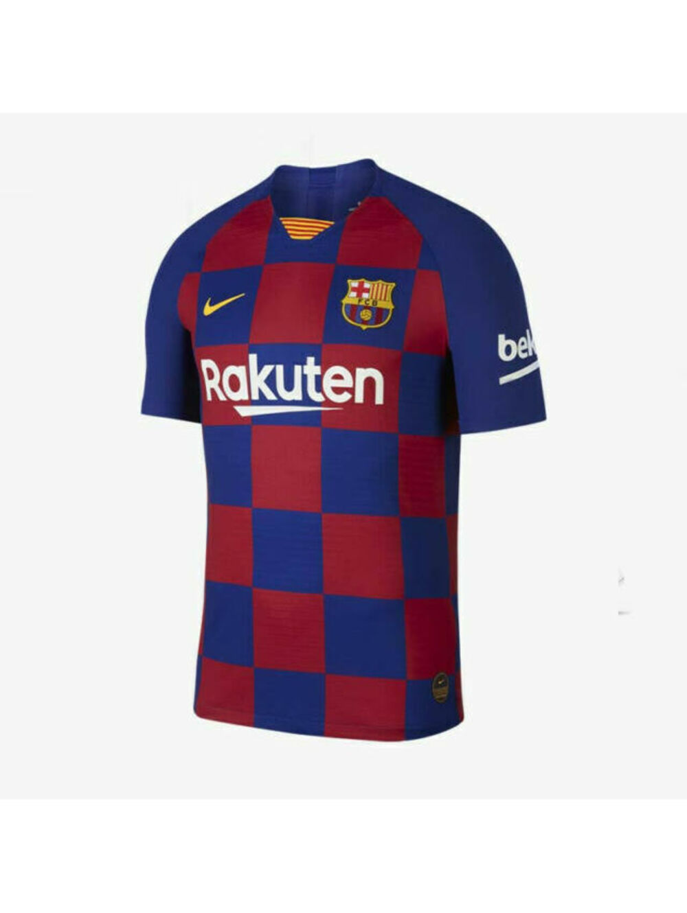 Nike FC Barcelona Vapor Matc Home Grid Soccer Jersey Men Small FCB Football Club